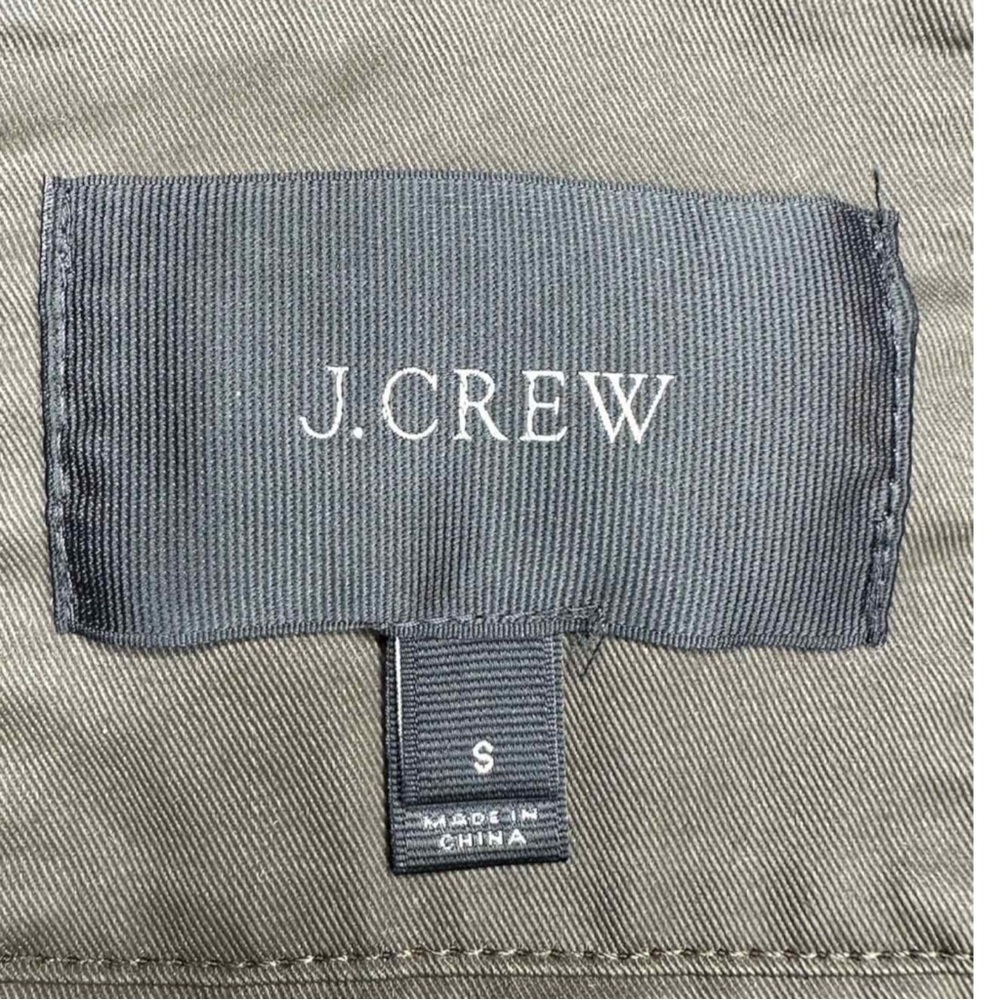 J. Crew Olive Zip-Up Jacket Size S L0500 - Picture 5 of 12